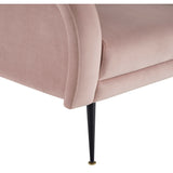 Hugo Chair, Blush - Modern Furniture - Accent Chairs - High Fashion Home