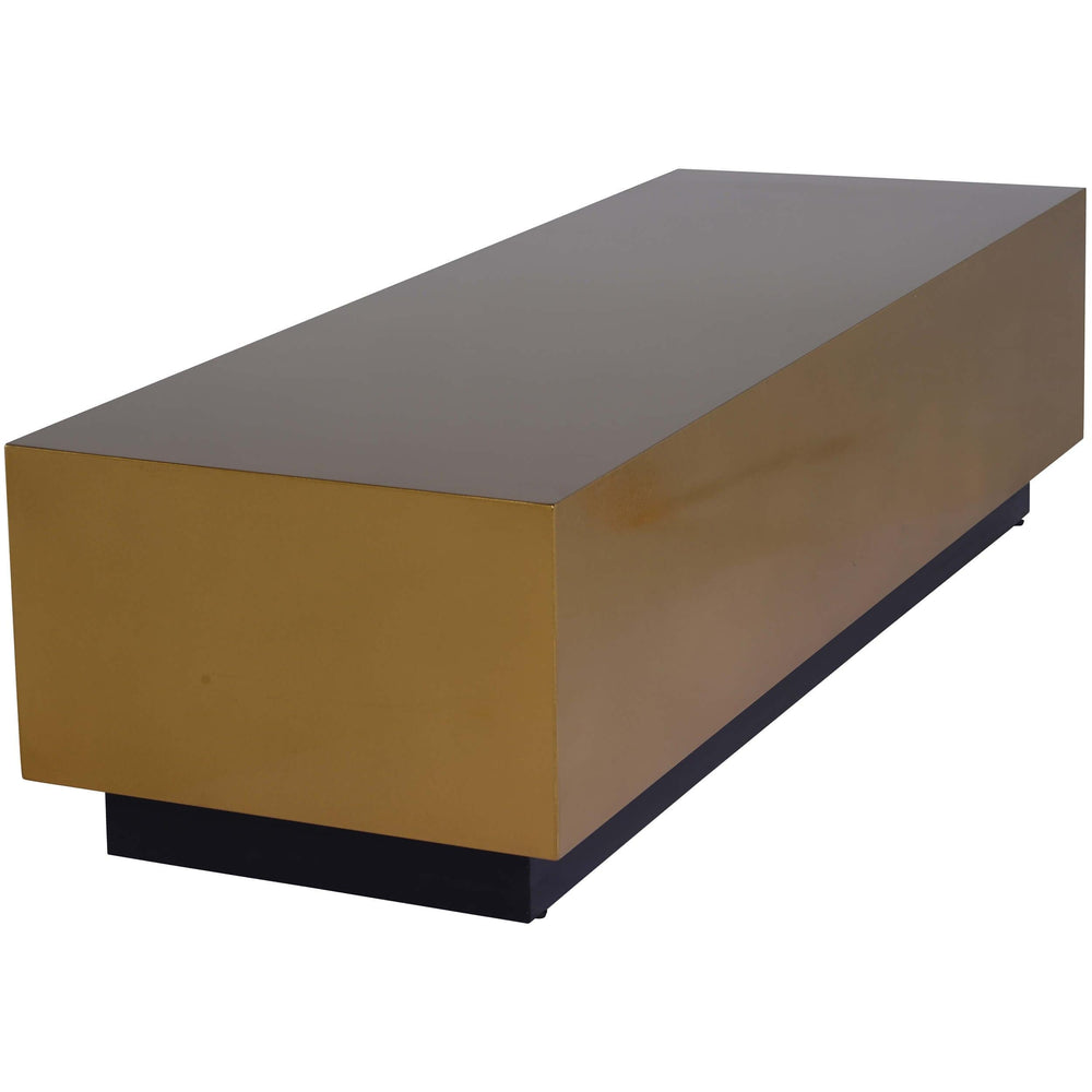 Asher Coffee Table, Gold - Furniture - Accent Tables - High Fashion Home