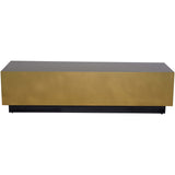 Asher Coffee Table, Gold - Furniture - Accent Tables - High Fashion Home