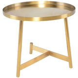 Landon Side Table, Gold - Furniture - Accent Tables - High Fashion Home