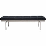 Louve 59" Bench, Black - Furniture - Dining - High Fashion Home