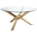 Costa Dining Table, Gold - Furniture - Dining - High Fashion Home