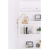 Riley Wall Sconce, Aged Brass - Lighting - High Fashion Home