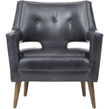 Hunter Leather Chair - Modern Furniture - Accent Chairs - High Fashion Home