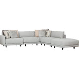 Neval 5 Piece Sectional, 11798-10 - Modern Furniture - Sectionals - High Fashion Home