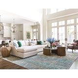 Ian Sectional, Crevere Cream - Modern Furniture - Sectionals - High Fashion Home