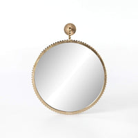 Cru Large Mirror, Aged Gold - Accessories - High Fashion Home