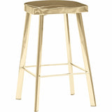 Icon Counter Stool, Gold - Furniture - Dining - High Fashion Home