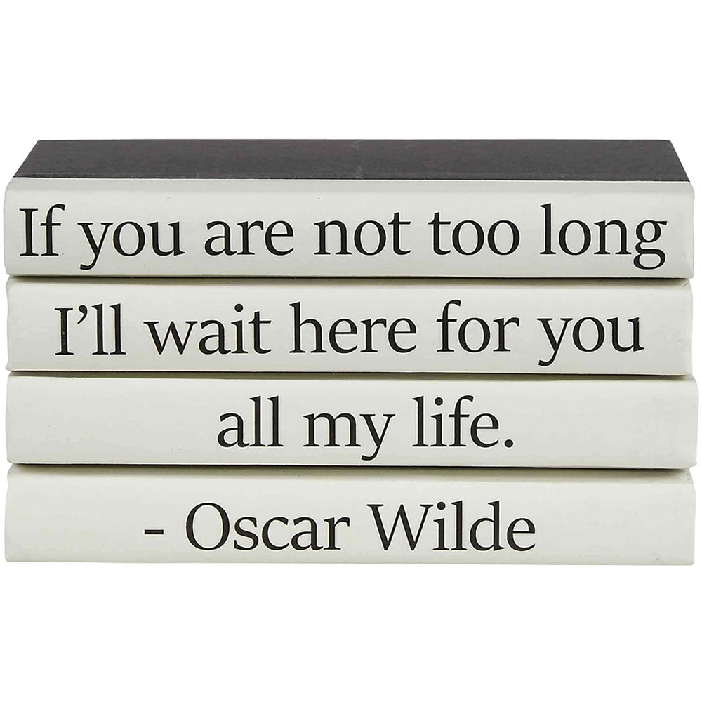 Stack of Books, If You Are Not Too Long - Accessories - High Fashion Home