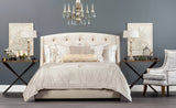 Jordan Tufted Bed - Modern Furniture - Beds - High Fashion Home