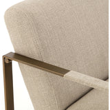 Jules Chair, Stonewash Ecru - Modern Furniture - Accent Chairs - High Fashion Home