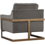 Kalmin Chair, Rustic Bronze, Pimlico Pebble - Modern Furniture - Accent Chairs - High Fashion Home