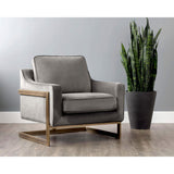 Kalmin Chair, Rustic Bronze, Pimlico Pebble - Modern Furniture - Accent Chairs - High Fashion Home