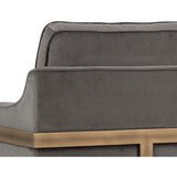 Kalmin Chair, Rustic Bronze, Pimlico Pebble - Modern Furniture - Accent Chairs - High Fashion Home