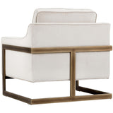 Kalmin Chair, Rustic Bronze, Pimlico Prosecco - Modern Furniture - Accent Chairs - High Fashion Home