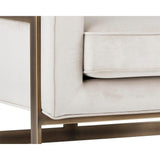 Kalmin Chair, Rustic Bronze, Pimlico Prosecco - Modern Furniture - Accent Chairs - High Fashion Home