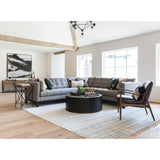 Braden Leather Chair, Durango Smoke - Modern Furniture - Accent Chairs - High Fashion Home
