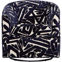 Krew Swivel Chair, 300322-48 - Modern Furniture - Accent Chairs - High Fashion Home