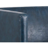 Kwan Chair, Rustic Bronze, Vintage Blue - Modern Furniture - Accent Chairs - High Fashion Home