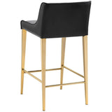 Lawrence Counter Stool, Obsidian Black - Furniture - Dining - High Fashion Home