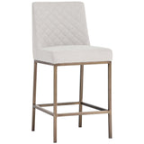 Leighland Counter Stool, Light Grey - Furniture - Dining - High Fashion Home