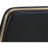 Lincoln Lounge Chair, Vintage Black - Modern Furniture - Accent Chairs - High Fashion Home