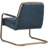 Lincoln Lounge Chair, Vintage Blue - Modern Furniture - Accent Chairs - High Fashion Home