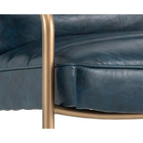 Lincoln Lounge Chair, Vintage Blue - Modern Furniture - Accent Chairs - High Fashion Home