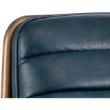 Lincoln Lounge Chair, Vintage Blue - Modern Furniture - Accent Chairs - High Fashion Home