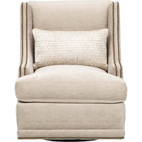 Lindsay Swivel Chair, Pearl - Furniture - Chairs - High Fashion Home