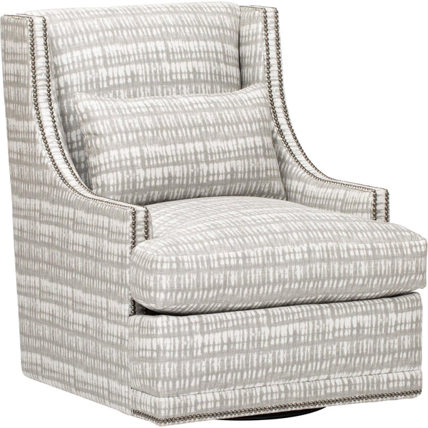 Grey best sale chair swivel