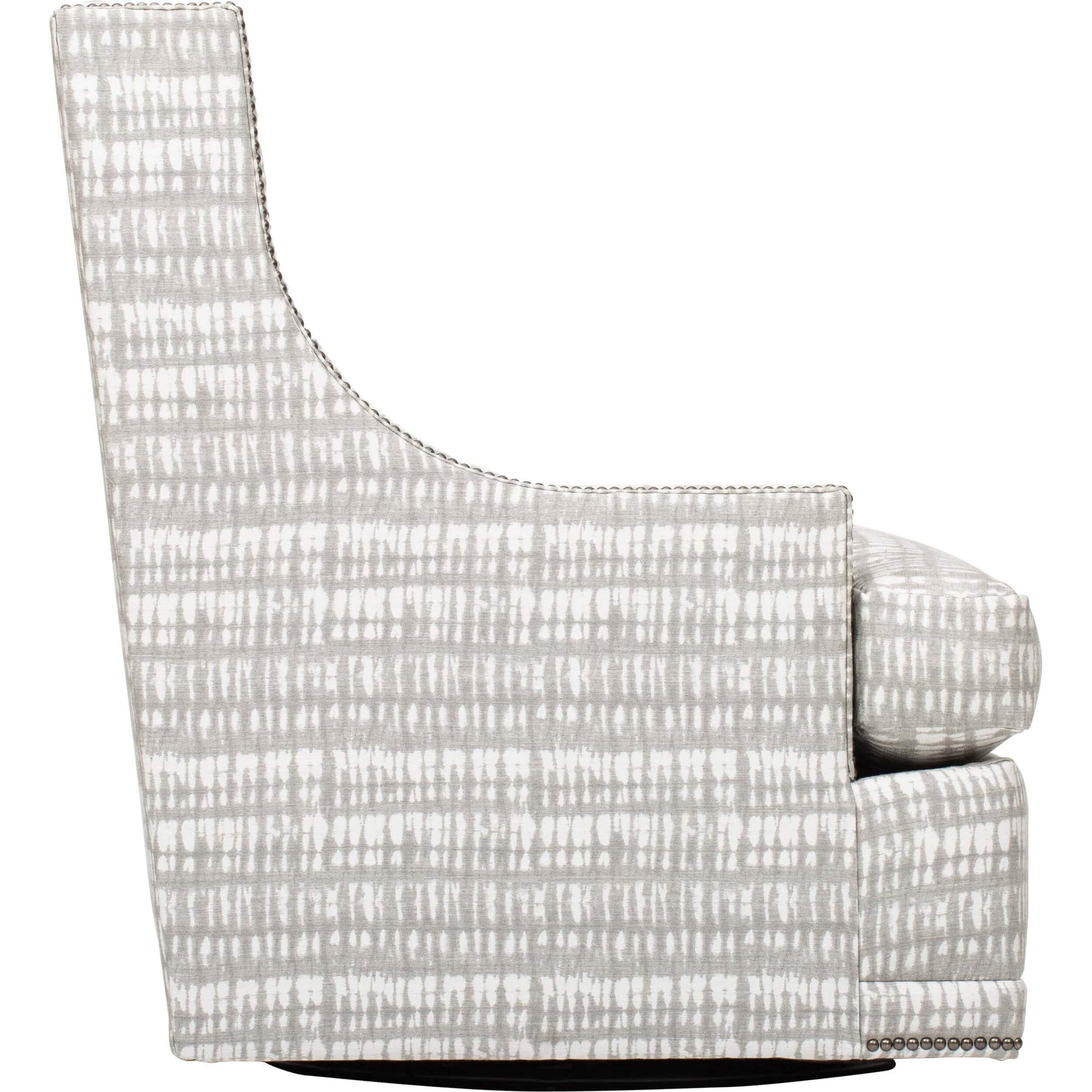 Lindsay Swivel Chair Grey High Fashion Home