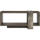 Linea Console Table, Cerused Charcoal - Furniture - Accent Tables - High Fashion Home