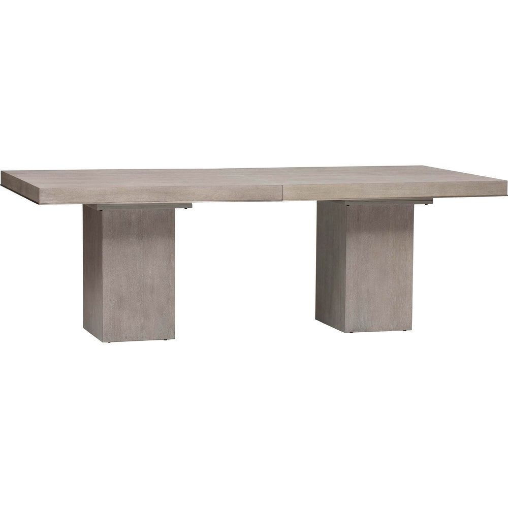 Linea Rectangular Dining Table, Cerused Greige - Modern Furniture - Dining Table - High Fashion Home