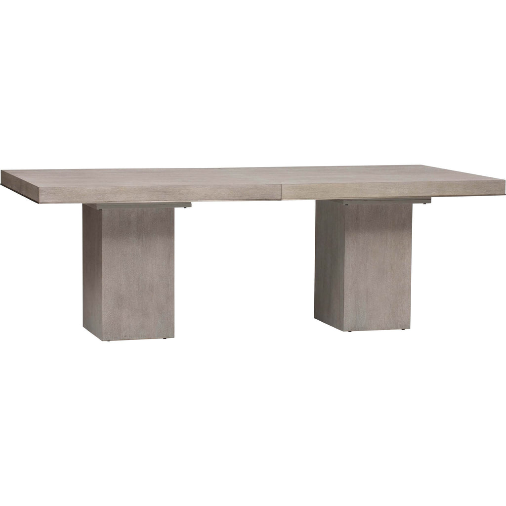 Linea Rectangular Dining Table, Cerused Greige – High Fashion Home