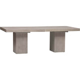 Linea Rectangular Dining Table, Cerused Greige - Modern Furniture - Dining Table - High Fashion Home