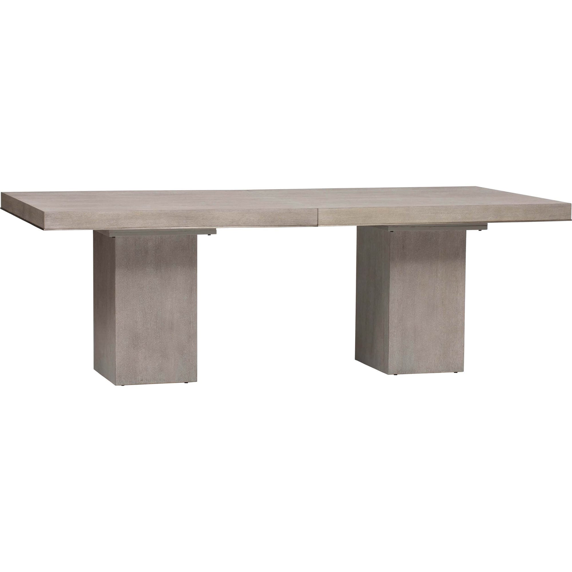 Linea Rectangular Dining Table Cerused Greige High Fashion Home
