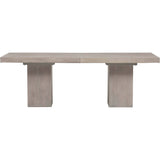 Linea Rectangular Dining Table, Cerused Greige - Modern Furniture - Dining Table - High Fashion Home