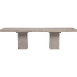 Linea Rectangular Dining Table, Cerused Greige - Modern Furniture - Dining Table - High Fashion Home