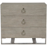 Linea Three Drawer Nightstand - Furniture - Accent Tables - High Fashion Home