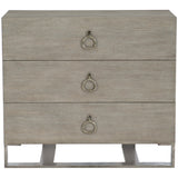 Linea Three Drawer Nightstand - Furniture - Accent Tables - High Fashion Home