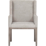 Linea Upholstered Arm Chair, Greige - Furniture - Chairs - High Fashion Home