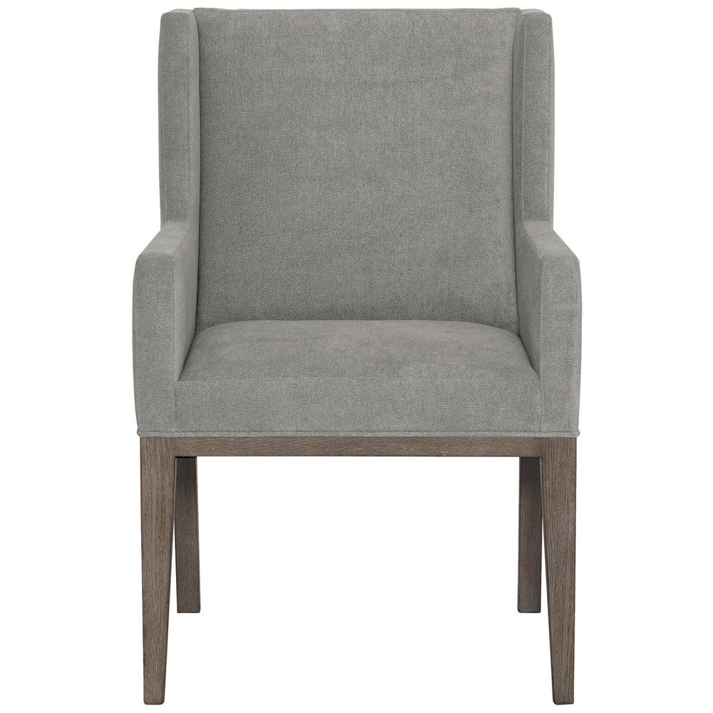 Linea Upholstered Arm Chair, Grey - Furniture - Chairs - High Fashion Home