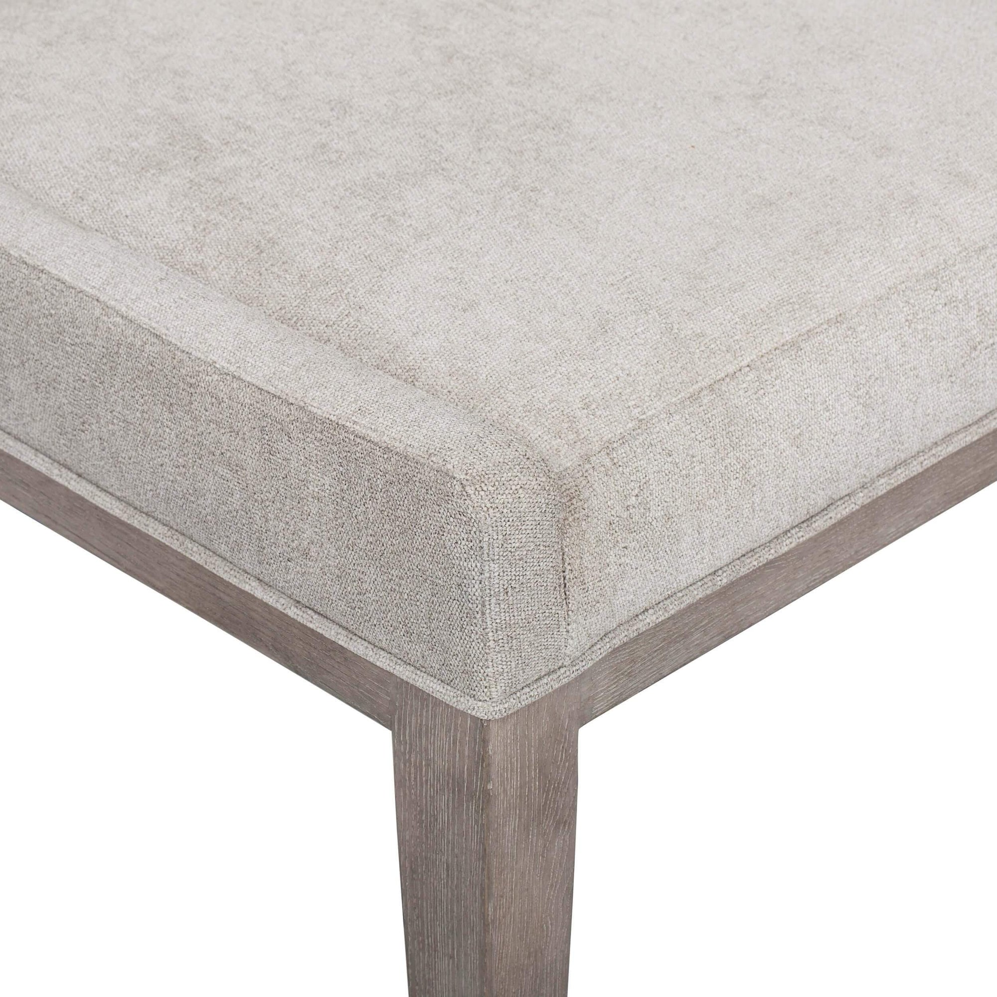 Linea Upholstered Side Chair Greige High Fashion Home