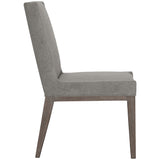 Linea Upholstered Side Chair, Grey - Furniture - Chairs - High Fashion Home