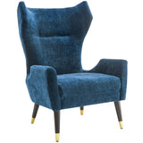 Logan Chair, Navy - Modern Furniture - Accent Chairs - High Fashion Home
