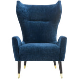 Logan Chair, Navy - Modern Furniture - Accent Chairs - High Fashion Home