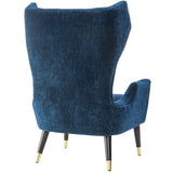 Logan Chair, Navy - Modern Furniture - Accent Chairs - High Fashion Home