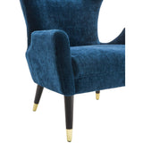 Logan Chair, Navy - Modern Furniture - Accent Chairs - High Fashion Home