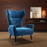 Logan Chair, Navy - Modern Furniture - Accent Chairs - High Fashion Home
